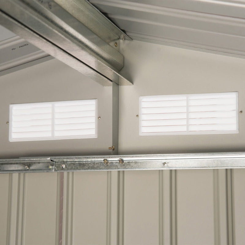 7x4 Metal Shed, Apex Roof