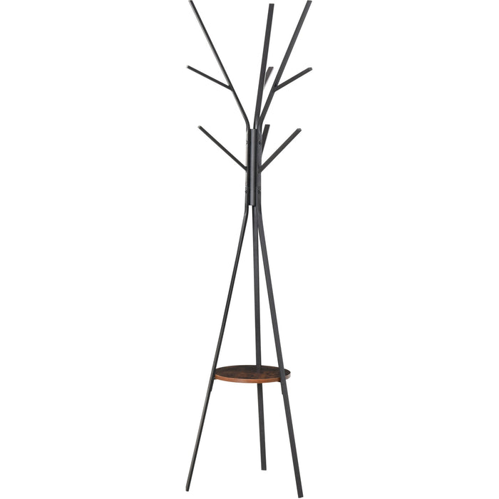 Stylish Coat Rack Stand, 9 Hooks, 1 Shelf, 180cm