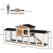 Large Outdoor Rabbit Enclosure Pawhut
