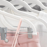 12-Pack Adjustable Pants Hangers Songmics