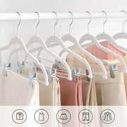 12-Pack Adjustable Pants Hangers Songmics
