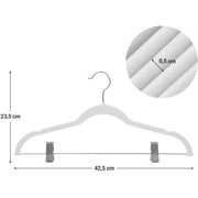 12-Pack Adjustable Pants Hangers Songmics