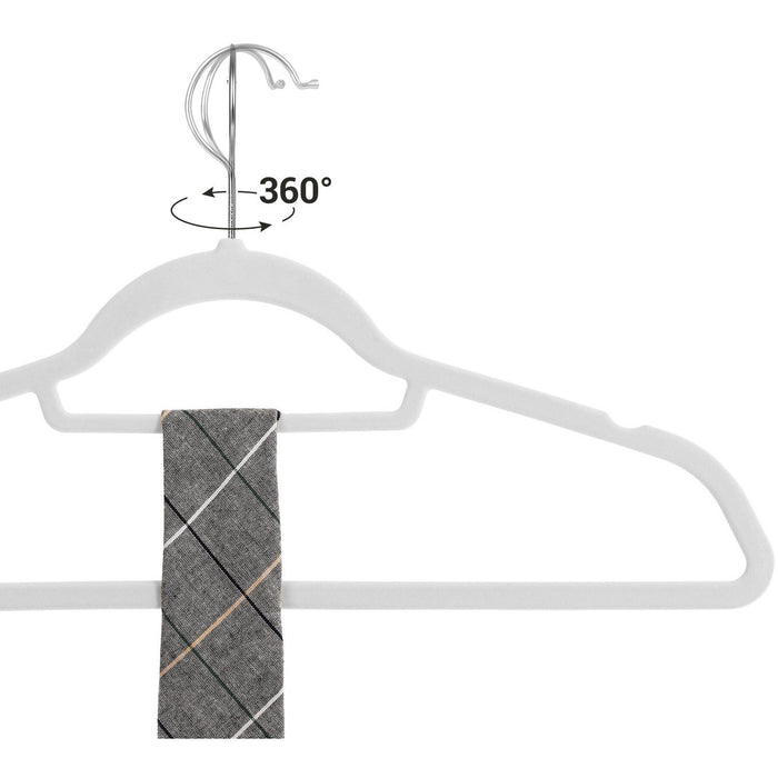 50 Velvet Hangers with Non-Slip Grip