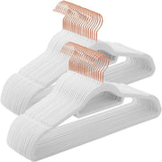 50-Pack White Non-Slip Clothes Hangers by Songmics Songmics