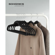 Songmics Black Velvet Hangers 30 Pack Songmics