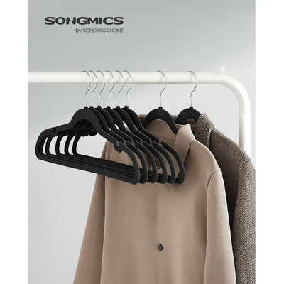 Songmics Black Velvet Hangers 30 Pack Songmics