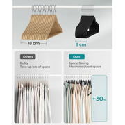 Songmics Black Velvet Hangers 30 Pack Songmics