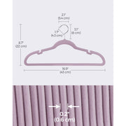 Songmics Purple Velvet Clothes Hangers, Pack of 50 Songmics