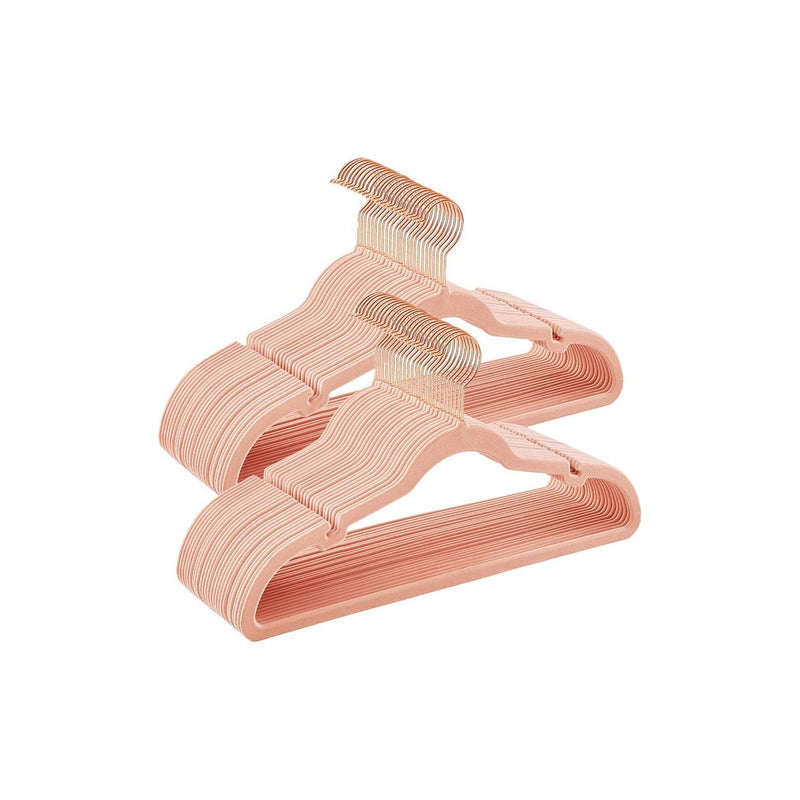 Songmics Pink Velvet Clothes Hangers Pack of 50 Songmics