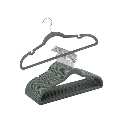 Grey Velvet Hangers 30 Pack by Songmics Songmics