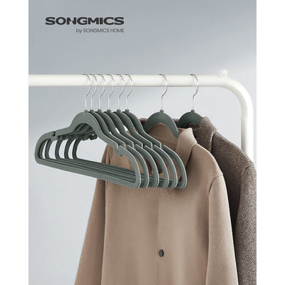 Grey Velvet Hangers 30 Pack by Songmics Songmics