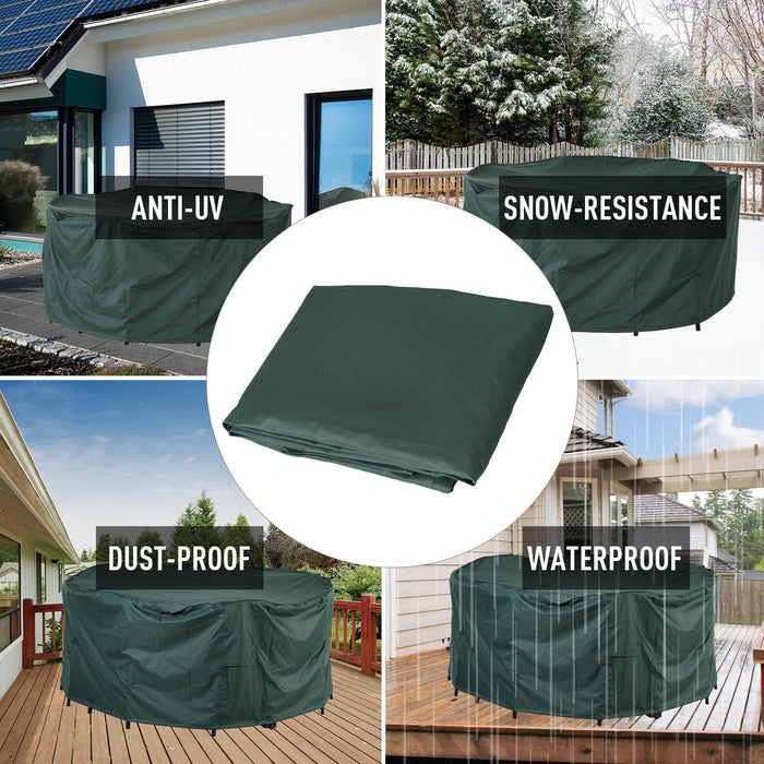 Waterproof Cover For Round Garden Table, 193 x 80cm
