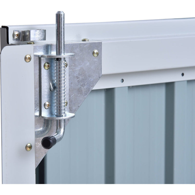 Small Metal Storage Shed, Ideal for Wheelie Bins - Grey