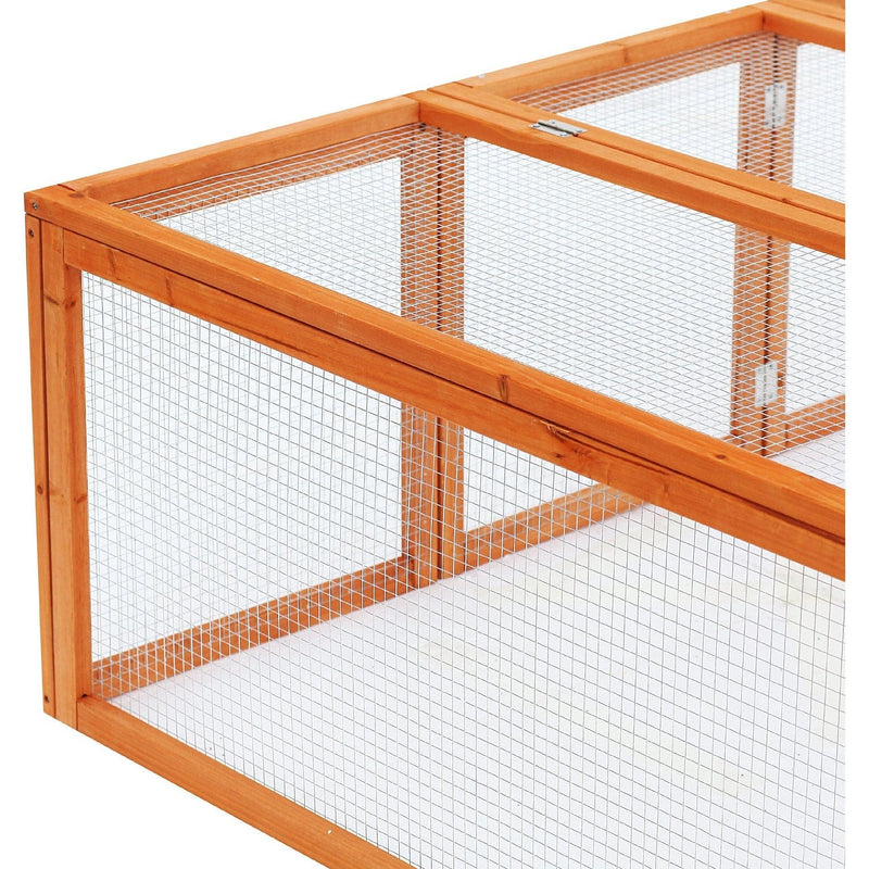 Outdoor Wooden Rabbit Hutch