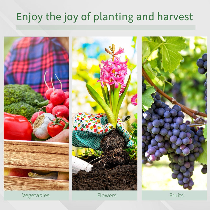 Steel Frame Polytunnel Greenhouse, 4x2m