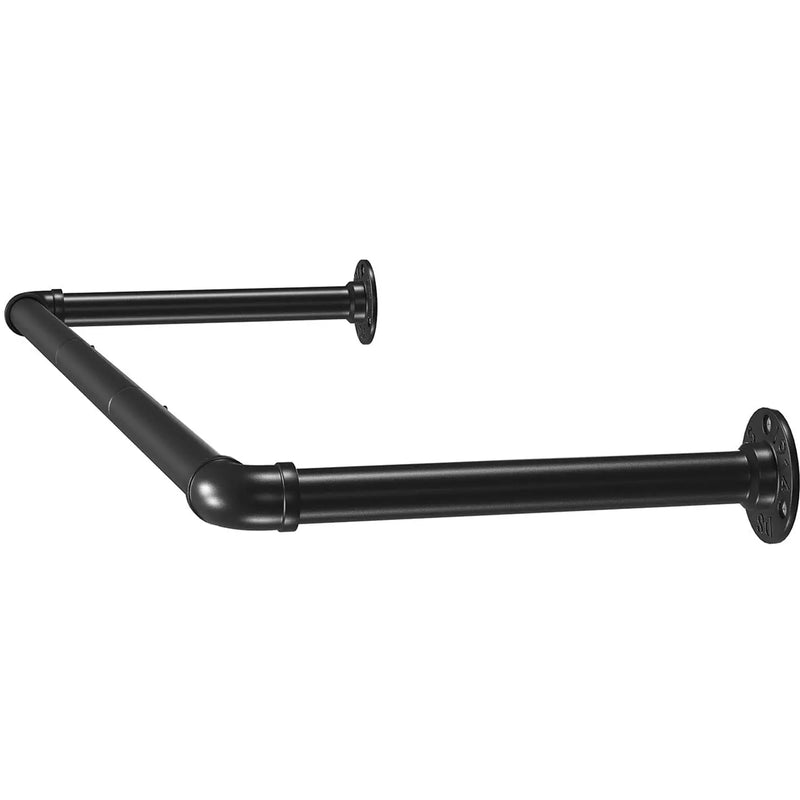 Clothes Hanging Bar Set of 2, Black SONGMICS
