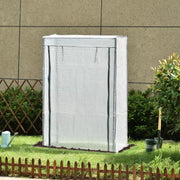 Compact Mini Greenhouse White