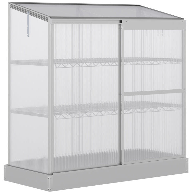 Mini Greenhouse Cold Frame, 3 Tier, 129 x 58 x 140cm