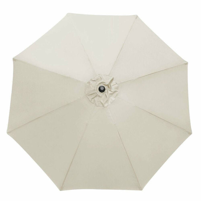 Large 3m Outdoor Garden Parasol With Crank Handle And Tilt