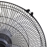 HOMCOM Oscillating Floor Fan W/ Remote Control-Standing Cooling Machine Indoor Air Refresher w/ Adjustable Height, Speed Mode, 7.5-Hour Timer Black Homcom