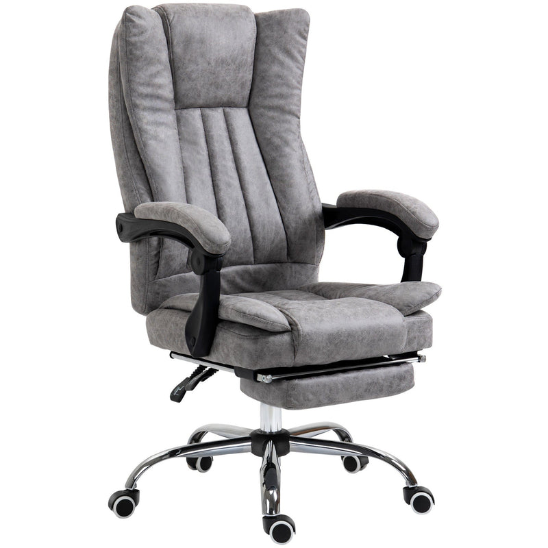 Reclining Executive Desk Chair, Grey
