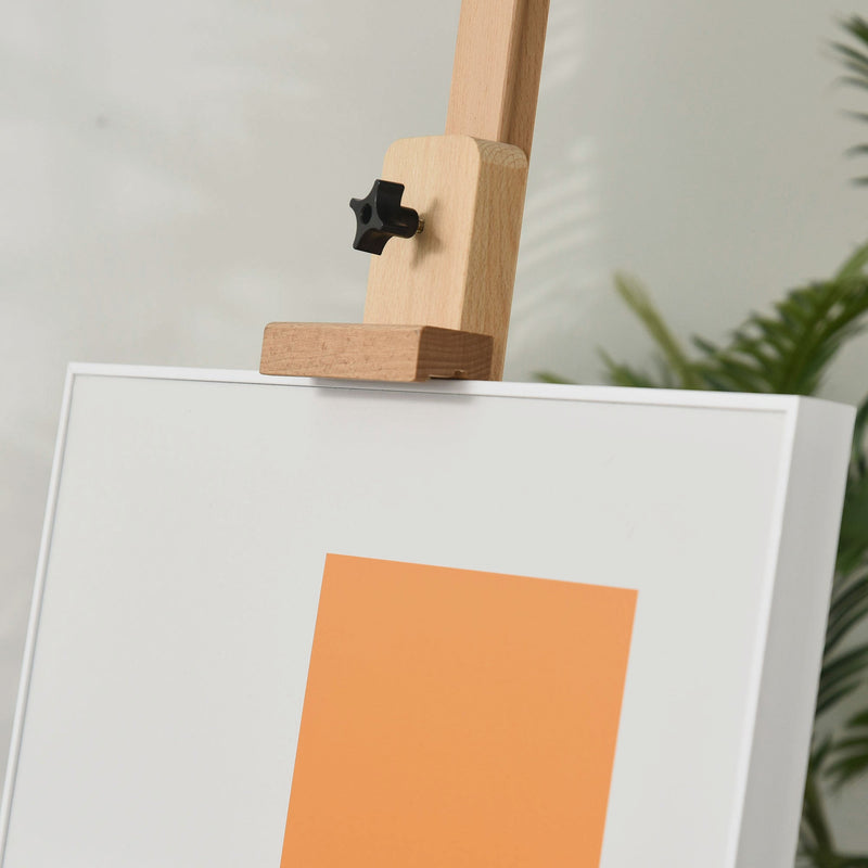 Wooden Studio Easel With Pencil Case Vinsetto