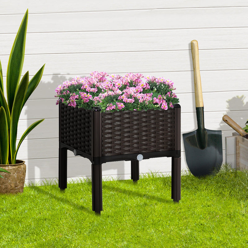 Raised Flower Planters Outsunny