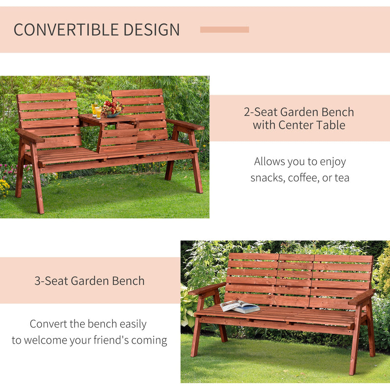 Convertible Jack and Jill Bench