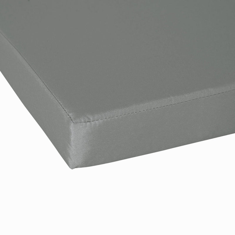 Outsunny Outdoor Seat Cushion Pads for Rattan Furniture, 3 PCs Garden Furniture Cushions, Dark Grey Outsunny