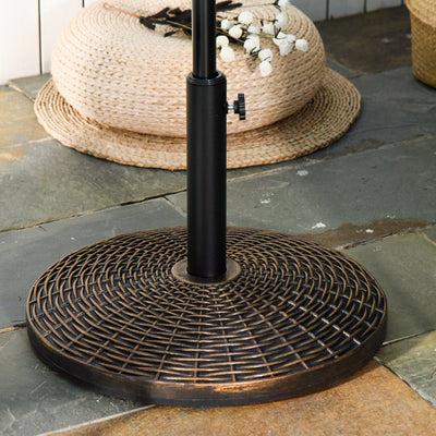 25kg Antique Bronze Parasol Base Outsunny