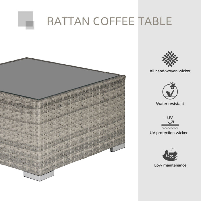 Rattan Patio Coffee Table