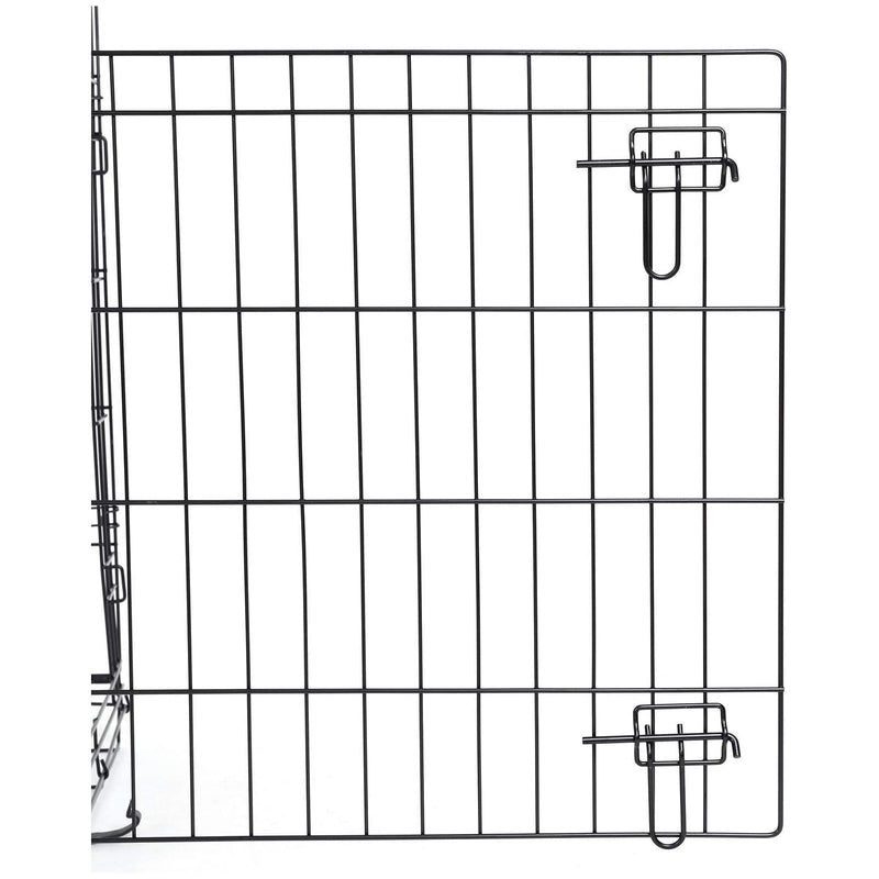 Feandrea Folding Dog Crate Large, 106x70x77cm, Black