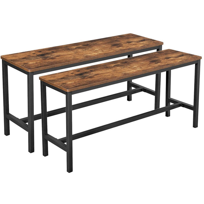 Industrial Dining Bench (set of 2)