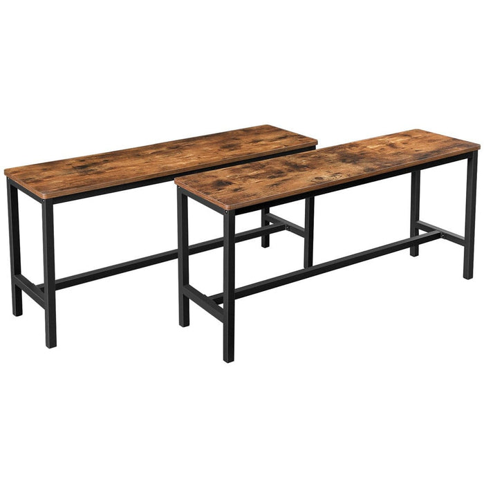 Industrial Dining Bench (set of 2)