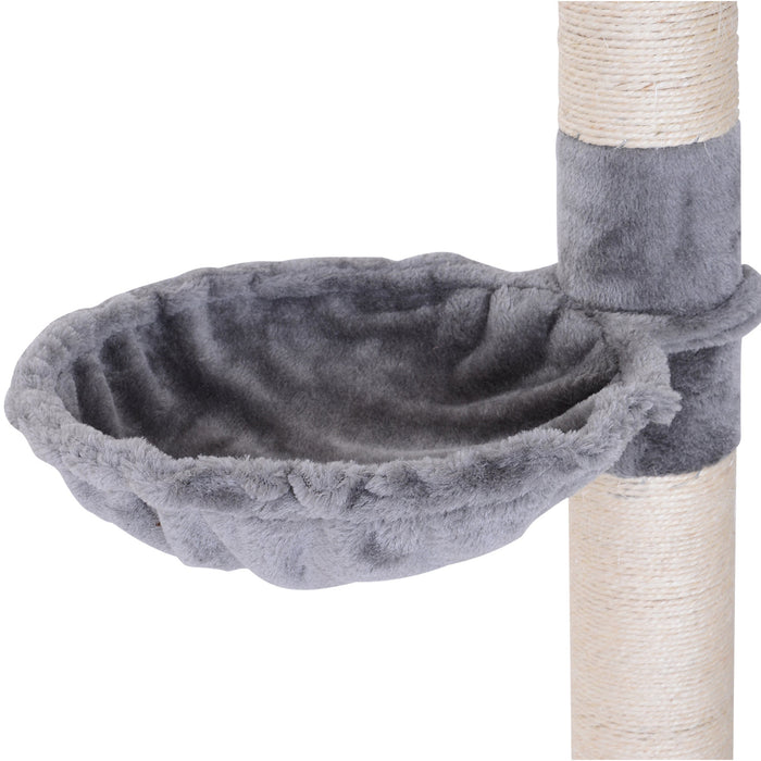 Floor to Ceiling Cat Tree, 5-Tier, Scratching Post,