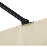 2.5m Roma Cantilever Parasol - Cream Outsunny