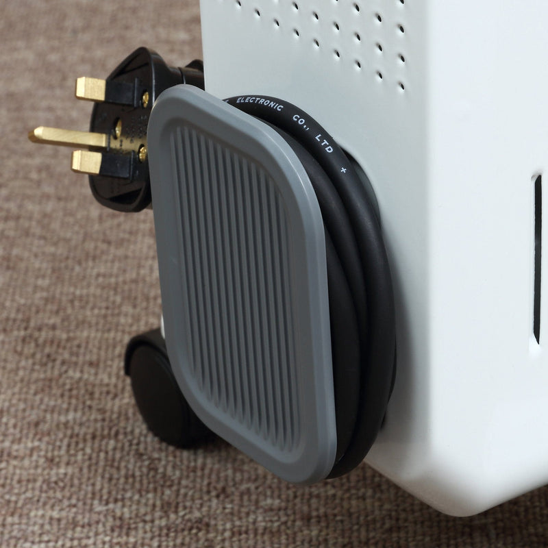 Oil Filled Radiator, Three Modes, Adjustable Thermostat, White, 1630W