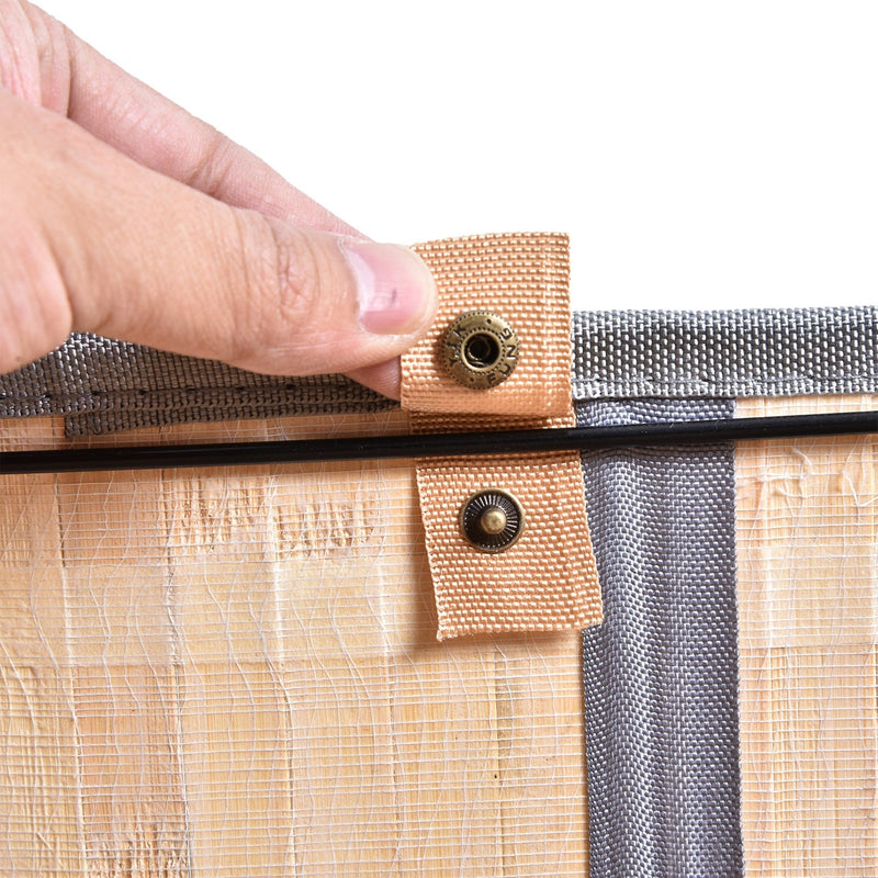 Foldable Laundry Basket, Grey Wood