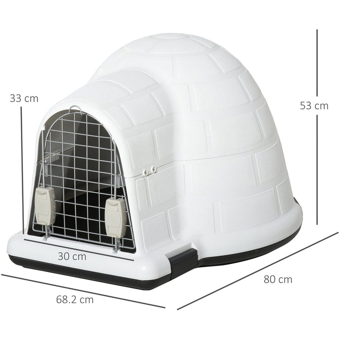 Foldable Heavy Duty Kennel with Double Doors