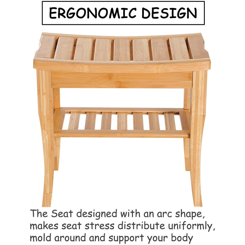 Bamboo Shower Bench