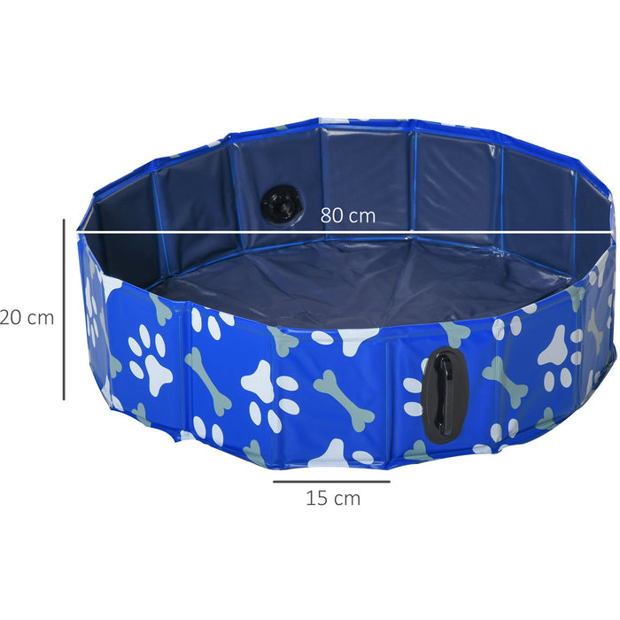 Foldable Dog Pool: Extra Small (Φ80x20H cm)