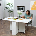 Drop Leaf Table For Small Spaces Homcom