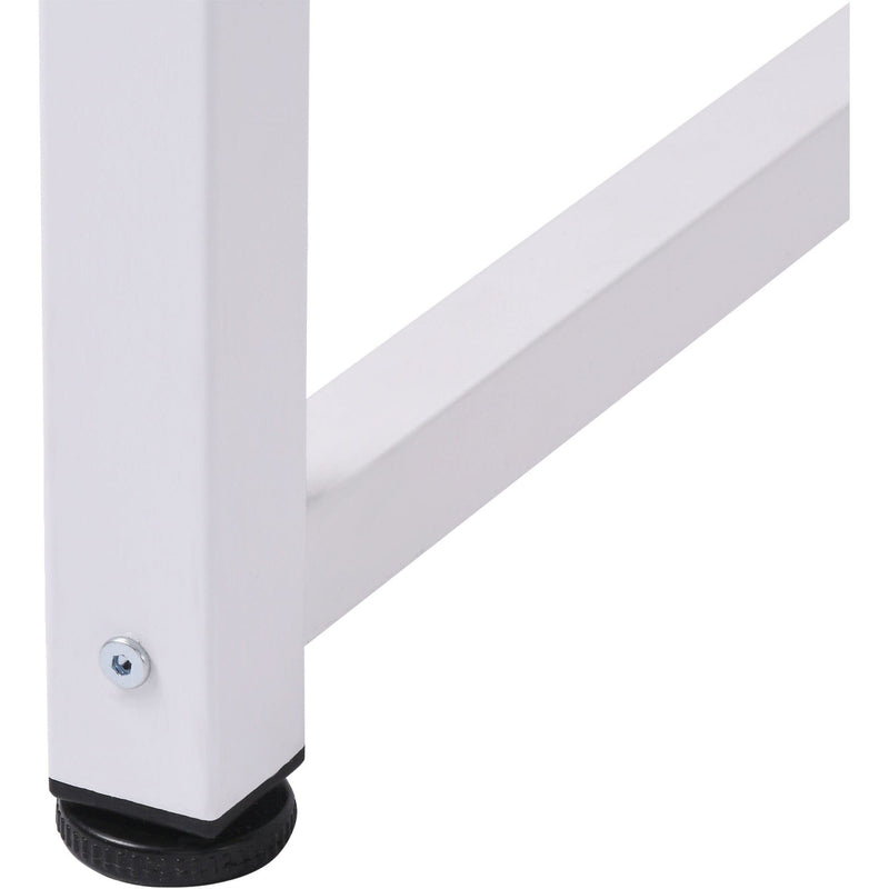 Adjustable Computer Desk with Metal Frame