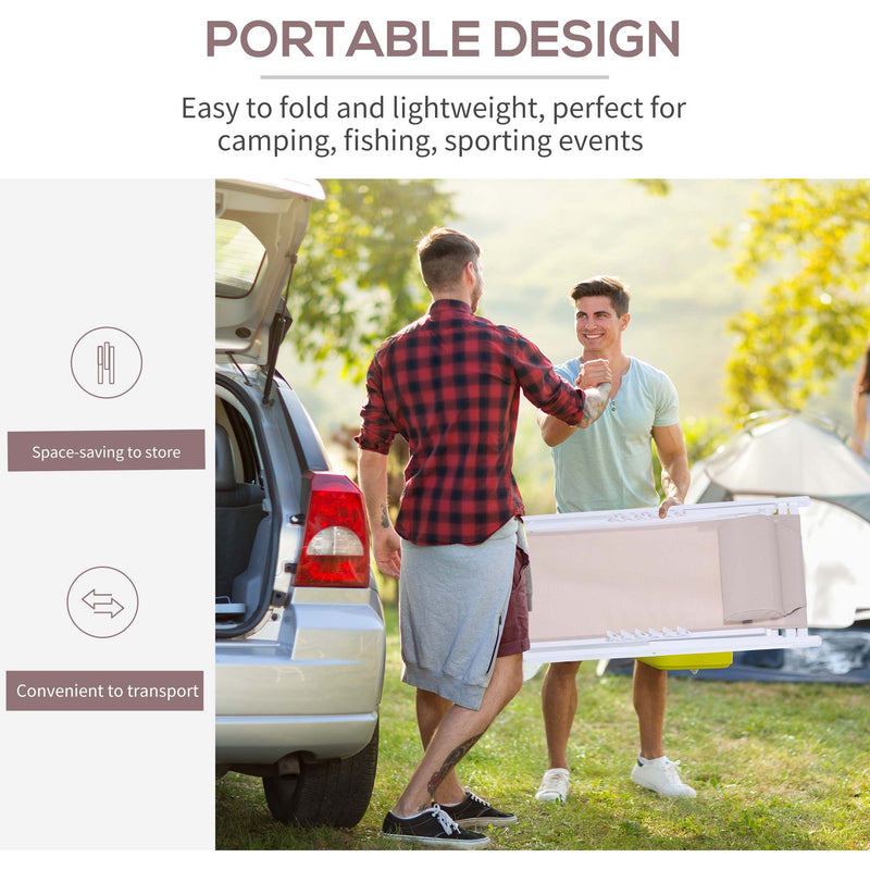 Folding Wooden Deck Chairs, Set of 2