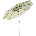 3m Garden Parasol - Beige Outsunny
