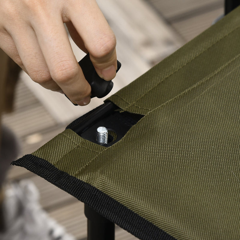 Folding Garden Trolley With Cover And Pockets, Green