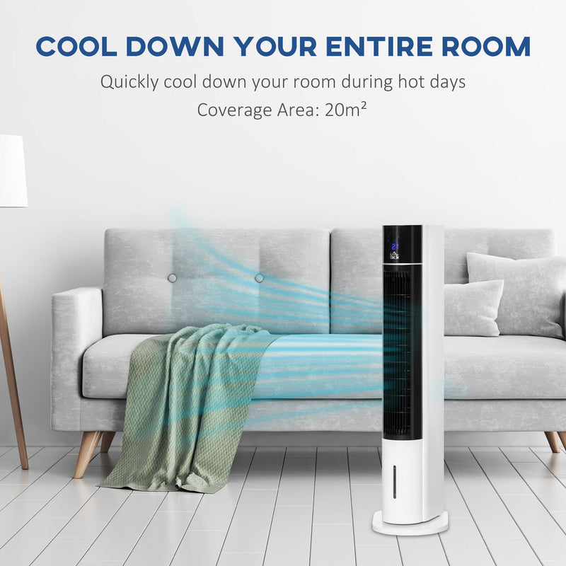 41" Bladeless Tower Fan Homcom