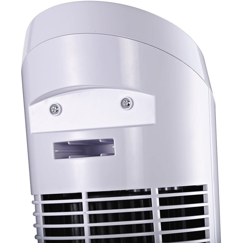 White 30" Oscillating Tower Fan: 3 Speeds, Ultra Slim Homcom