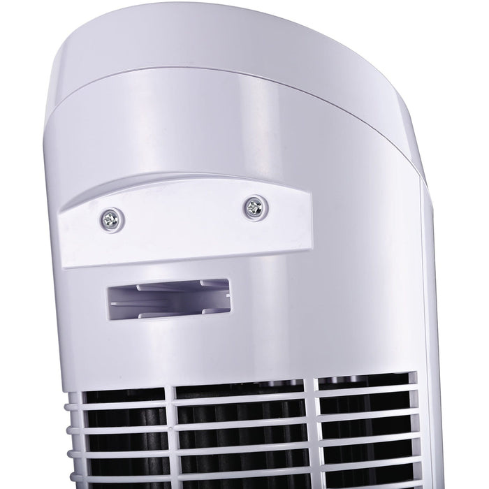 White 30" Oscillating Tower Fan: 3 Speeds, Ultra Slim