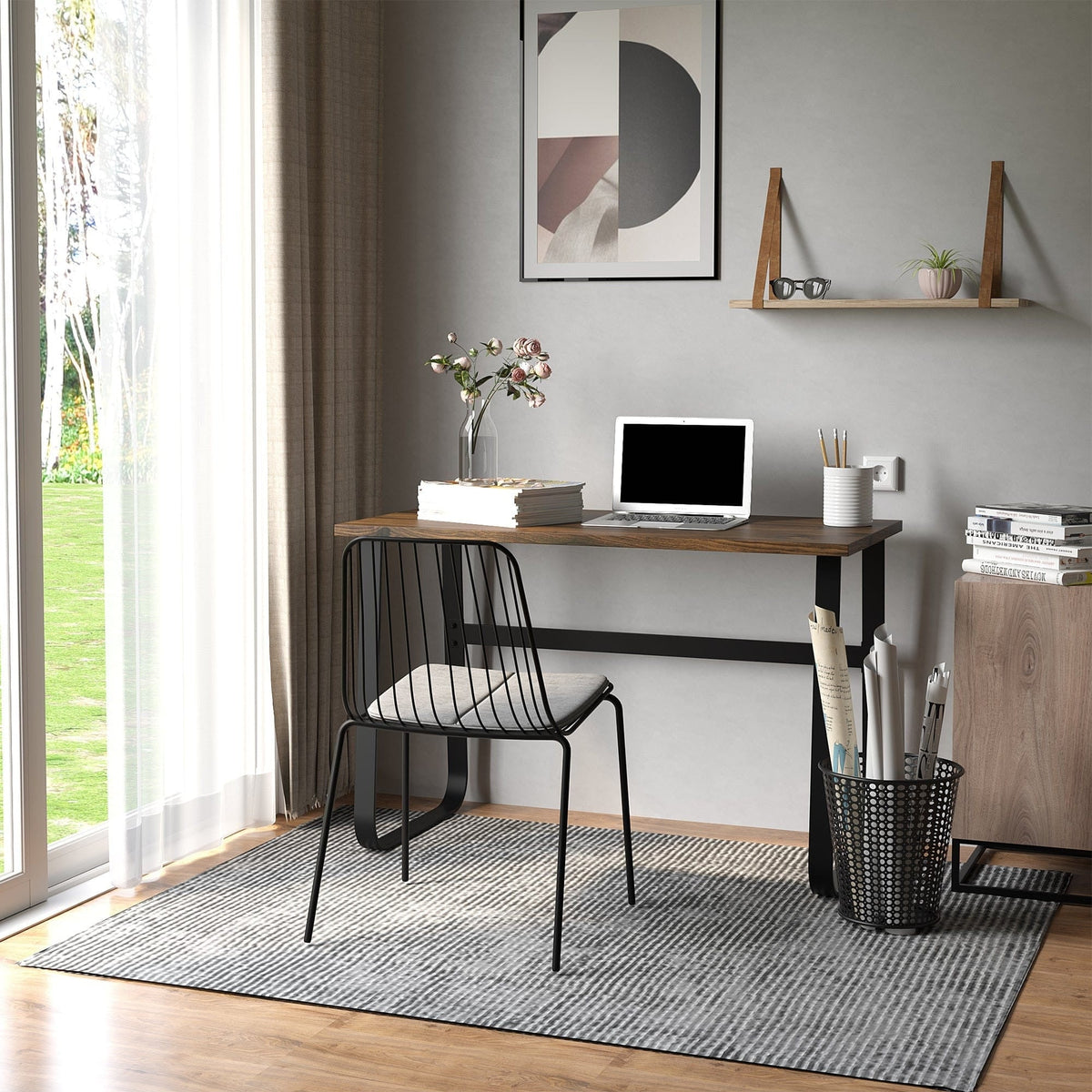 Shop Industrial Laptop Table for Home Office, Study — Opal Retail